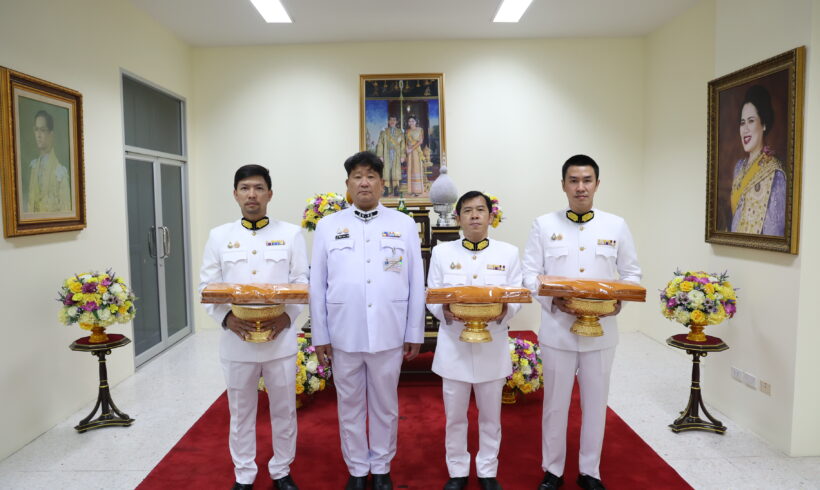 พระบาทสมเด็จพระเจ้าอยู่หัว ทรงพระกรุณาโปรดเกล้าฯ พระราชทานผ้าพระกฐิน ประจำปี 2567