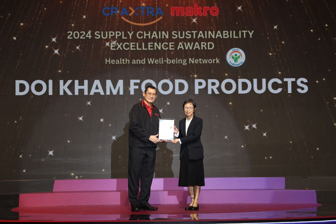 “ดอยคำ” ได้รับประกาศนียบัตร “Supply Chain Sustainability Excellence Award” ในงาน “Makro HoReCa 2024”